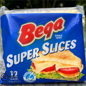 250g澳洲百嘉超级再制干酪片汉堡三明治奶酪片bega super slices