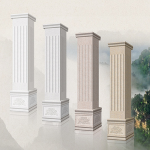 欧式罗马柱别墅外墙砖 农村乡村仿大理石文化石大门400柱子瓷砖