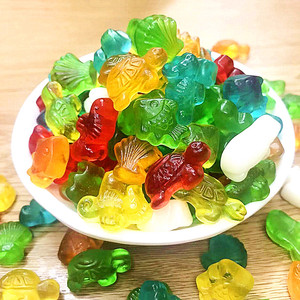 德国品牌海洋组合橡皮糖5斤散装什锦水果味混合零食软糖果