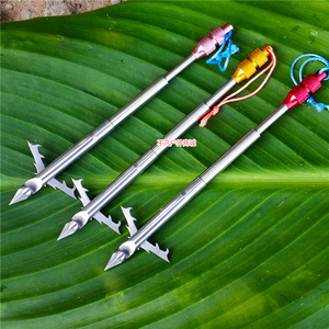 骑鲸镖 深水幽灵7mm正四棱六棱鱼镖弹弓l射鱼打鱼后置倒刺破甲猎