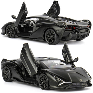 1/36金属仿真Lamborghini闪电兰博基尼蝙蝠小汽车模型玩具礼物