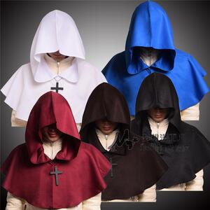 万圣节中世纪斗蓬帽子服cos服装