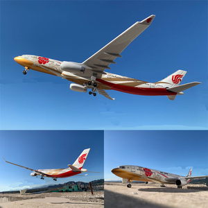 仿真国航a330波音747飞机模型带轮子中国国际航空787客机航模树脂