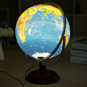 天屿地球仪学生用高清教学版凹凸地形台湾32cm高清超大号立体