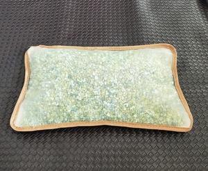 玉石枕头天然岫玉汗蒸枕夏凉降温助睡眠保健透气护颈单人颗粒枕