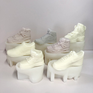 创意3d立体鞋子硅胶模具diy手工模aj鞋子香薰蜡烛石膏模具