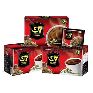 越南进口中原G7冰美式黑咖啡速溶纯咖啡粉无蔗糖正品健身袋装