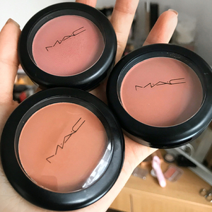 mac魅可柔彩矿质单色腮红melba蜜桃色#cheer up#lovejoy