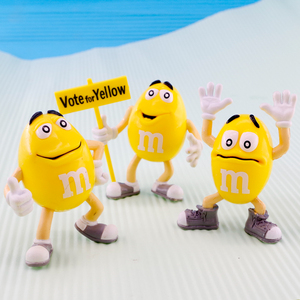 mm豆公仔摆件人偶模型巧克力豆零食周边食玩礼物日本手办玩具散货