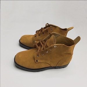 3515老式大头鞋劳保工作鞋翻毛皮鞋反绒牛皮靴工地电焊鞋软翻毛鞋