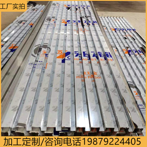 不锈钢长城板金属装饰凹凸电视背景墙格栅玫瑰金u字型剪折弯定制