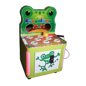 夜市游戏机小型电玩机儿童趣味打地鼠打老鼠机青蛙机投币大型双人