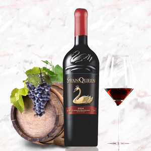 智利原瓶进口红酒swanqueen2014天鹅皇后干红葡萄酒扫码价1968/支