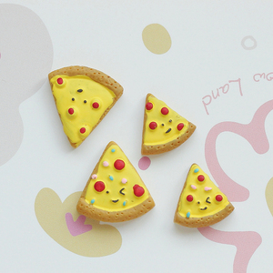 披萨食玩 仿真食物 日系手作素材树脂手机壳配件diy耳环饰品材料