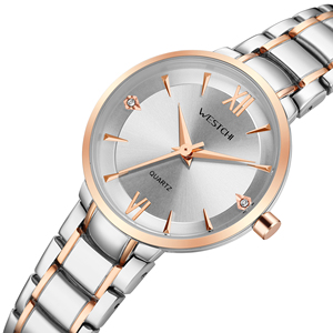 WESTCHI西驰表新款专柜正品高级感瑞士品牌防水女男情侣手表3282L