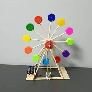 变废为宝作品手工diy风车 科技制作小发明趣味科学实验小学生教具