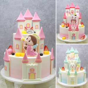 双层卡通蛋糕