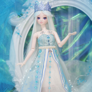 叶罗丽娃娃正品女孩玩具罗丽仙子灵冰公主仿真洋娃娃50厘米套装