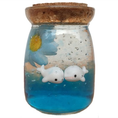 星空瓶diy全套材料星云彩虹许愿漂流海洋瓶水晶泥木塞灯海绵宝.