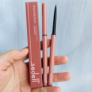 sedell诗黛尔持色玩妆眼线胶笔极细防水不易晕染卧蚕笔棕咖色学生