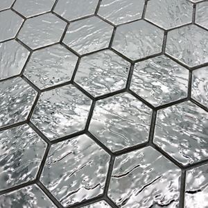 金属不锈钢马赛克六边形六角马赛克黑镜面马赛克酒吧电视背景ktv