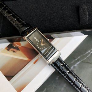 ysl圣罗兰女士石英表中古系列手表牛皮鳄鱼纹正品联保礼物送礼