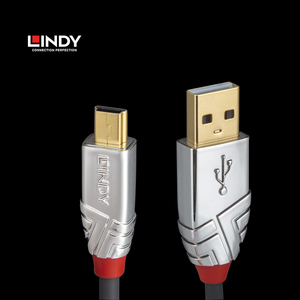 德国LINDY mini usb数据线T型口平板MP3硬盘相机汽车导航充电线
