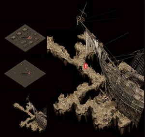 传奇3幽灵船完整地图图片