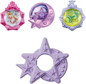 日本新款 魔法×战士魔力纯心联动玩具用水晶宝石汐里套装