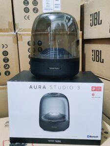 哈曼卡顿琉璃三代音箱AURA STUDIO3代水晶4重低音桌面蓝牙音响2代