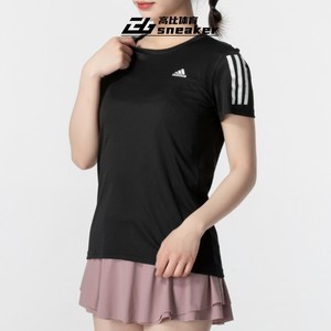 Adidas阿迪达斯 24夏季女款跑步健身运动服休闲速干T恤短袖H59274
