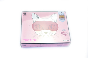香港代G日本atex便携恒温发热缓解眼部疲劳助睡眠猫咪眼罩电池式