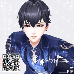 【流年似水】qq炫舞手游捏脸男新版2.0捏脸男蓝染