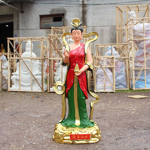 七仙女神像88厘米1.3米仙女散花七仙姑七姐妹寺庙摆件树脂佛像彩