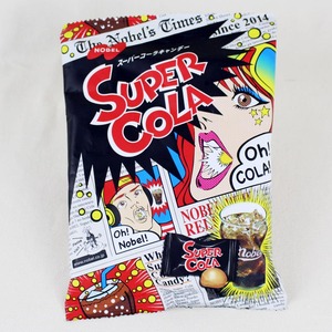 日本进口 诺贝尔nobel超酸可乐糖88g 碳酸苏打糖尖叫糖super cole