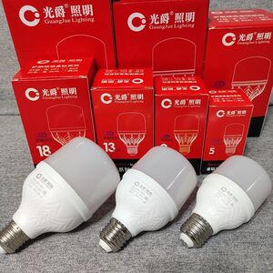 光爵led灯泡球泡灯高亮柱泡节能灯养殖场工程专用照明5w9w13w28w