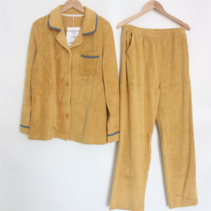 janneya海岛绒睡衣女2021秋冬新款长袖精雅甜美雅棉绒家居服套装