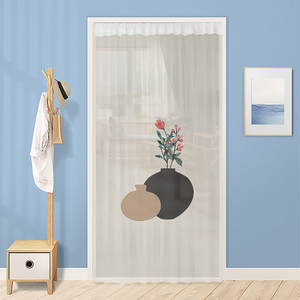 门帘家用夏季防蚊防蝇纱窗帘卧室通风遮挡隐私免打孔网纱隔断帘