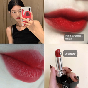 迪奥dior口红丝绒999正红滋润限定哑光888番茄红夹心红管大牌烈焰