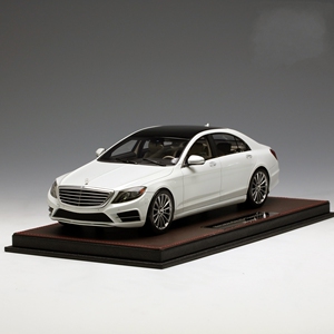 frontiart 1:18奔驰s系 s600/s500 v222 白 树脂限量仿真汽车模型