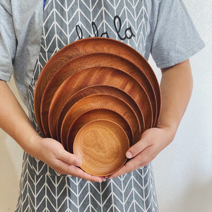 木质果盘实木创意日式