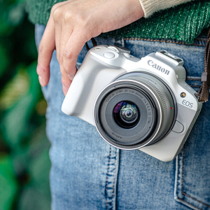 Canon/佳能R50 高清4K数码照相机 女学生旅游微单反 直播vlog神器