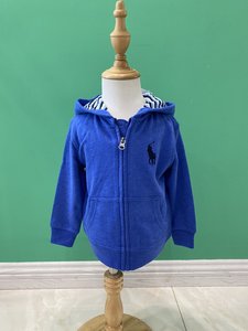 [现货]可可+正品 Ralph Lauren拉夫劳伦婴儿童装男宝拉链卫衣外套