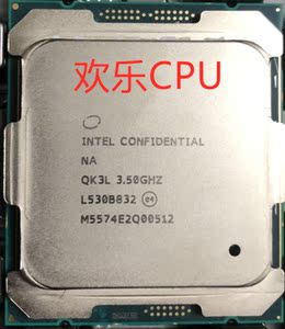 intel/英特尔 e5-1620v4 es版 3.5g 4核8线程qk3l高主频单路cpu