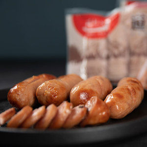 得利斯道地肠300g火山石烤肠台湾风味香肠肉肠脆皮热狗原味黑胡椒