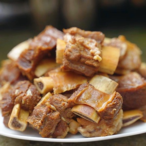 卤牛排骨 农家散养跑山黄牛肉 自制卤菜 2斤 包邮