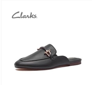 Clarks其乐女鞋Pure2 Mule春夏新款穆勒鞋平底拖鞋包头凉鞋女拖鞋