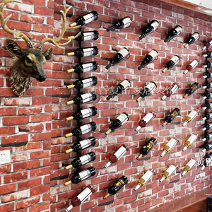 红酒架摆件单瓶酒瓶架简约壁挂墙上酒柜葡萄酒架子墙壁悬挂展示架