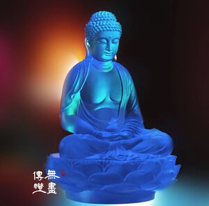 【无尽传灯】精工古法琉璃药师佛像(小)