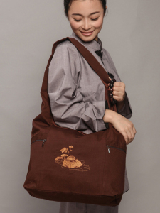 帆布居士包背包佛袋佛包出家人僧用包禅修包尼姑包拜佛专用袋男女